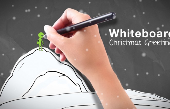 Whiteboard Christmas Greetings